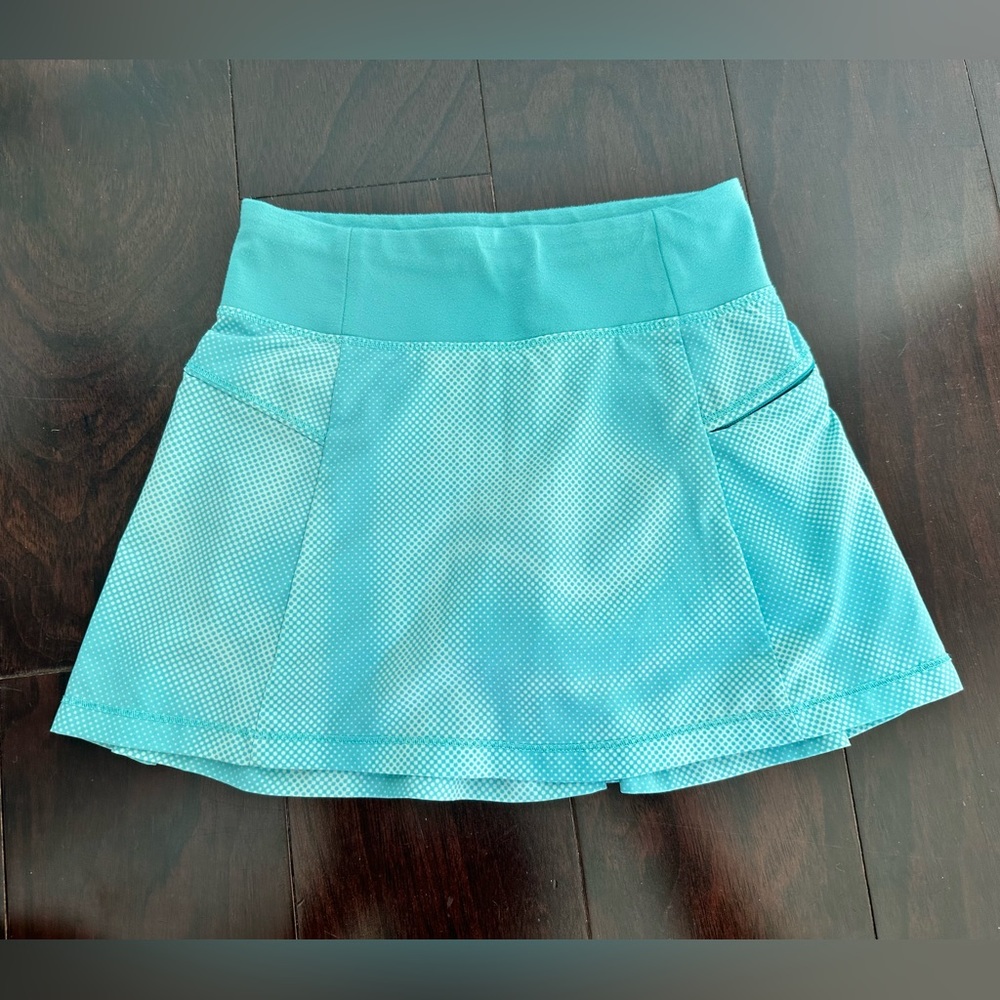 All in Motion tennis skort in aqua, size XS (4/5)